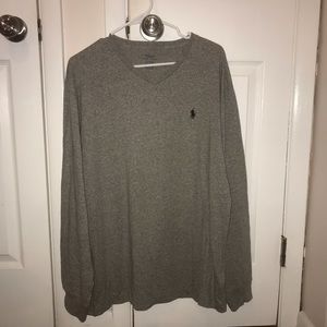 Polo Long Sleeve V-Neck